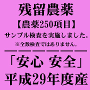残留農薬検査